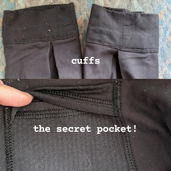 Lululemon jogger tights, black, size 6 - Picture 6 of 7